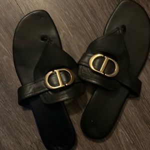 Dior sandals.